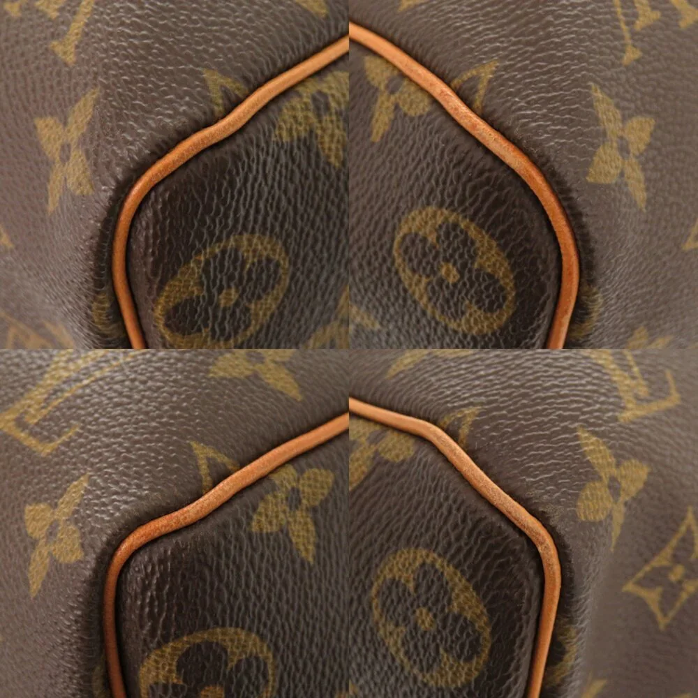 LOUIS VUITTON Authentic Brown Monogram Keepall 45 Boston Bag - Picture 4 of 10